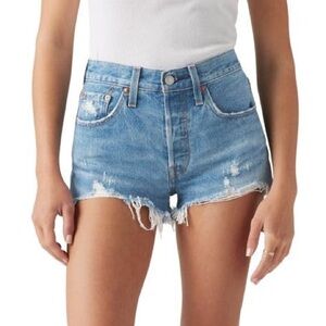 LEVI’S 501 DENIM CUTOFF SHORTS
